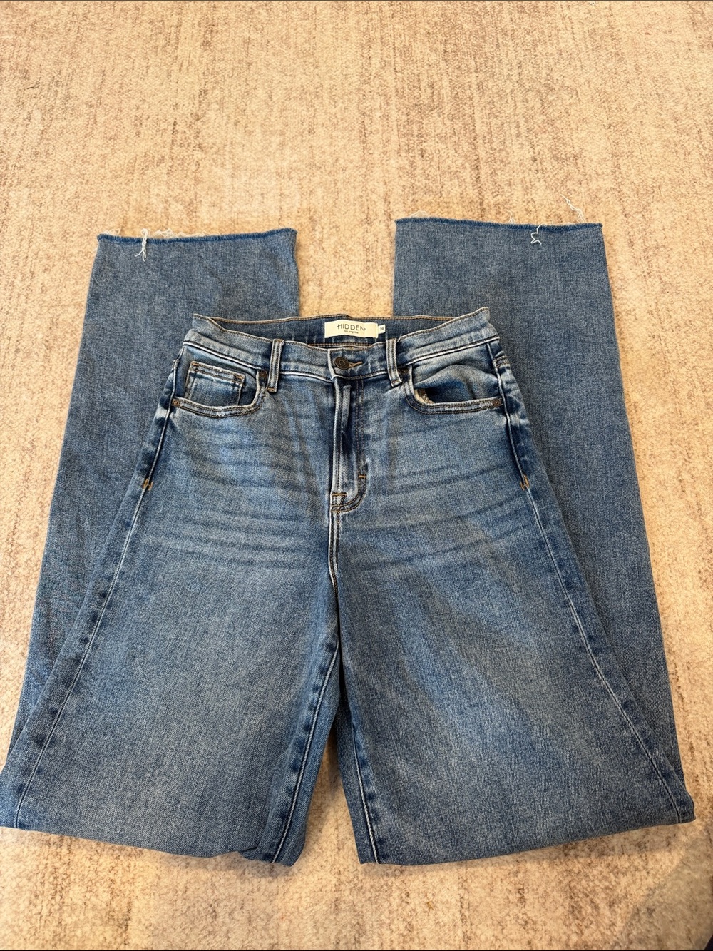 High-Rise Wide Leg Women's Jeans in Blue